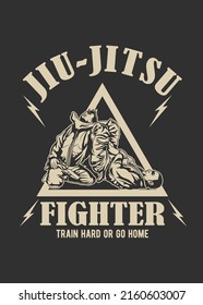 diseño de camiseta JIU JITSU FIGHTER
