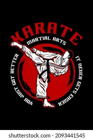 t shirt design KARATE MARTIAL ART
