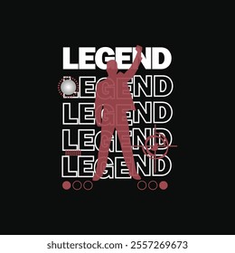 t shirt design legend word