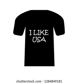 T shirt Design:  I LIKE USA