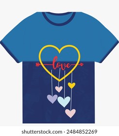 T Shirt Design Love symbol