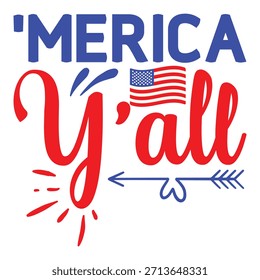 
‘merica y’all T shirt Design Lover