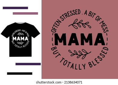 T shirt design for mama