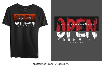 t shirt design mockup vector slogan lettering typography