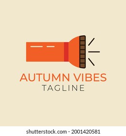 T shirt design with modern flashlight