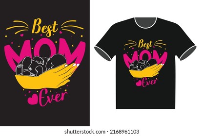 T Shirt design for mom, Happy Mother's Day