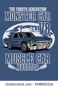 t shirt design MONSTER CAR BIRD TYPE
