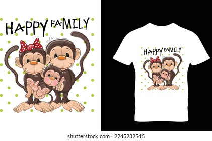 T shirt design with monsters