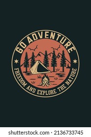 t shirt design THE MOUNTAIN ADVENTURE
