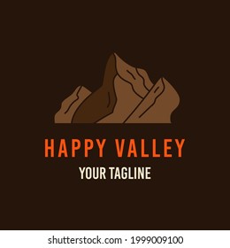 T shirt design with mountain ridge