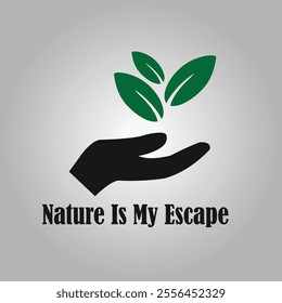 T shirt Design for Natural is my Escape 