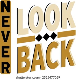 T shirt design never look 