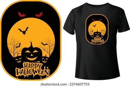 t shirt design on halloween theme