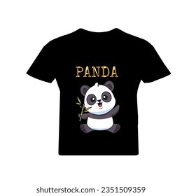 t shirt design with panda 