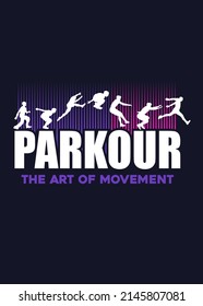 diseño de camisetas PARKOUR EL ARTE
