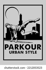 diseño de camisetas PARKOUR URBAN STYLE
