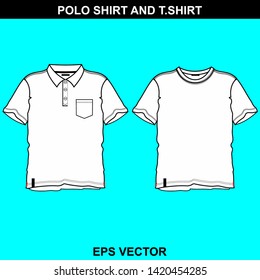 t shirt design and polo shirt