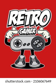 t shirt design RETRO GAMER
