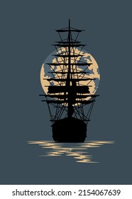 t shirt design THE SAILOR ADVENTURE
