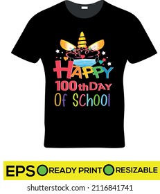 t shirt design for school, high quality vector