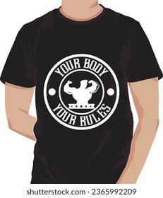 t shirt, design, simple, gorgeous, nice, cotton, fitness, gym, body, pose