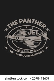 t shirt design SINGLE ENGINE JET FIGHTER
