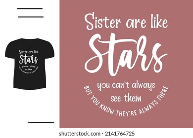 T shirt design for sister