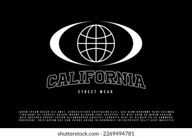 T shirt Design Streetwear and Urban Style Illustration