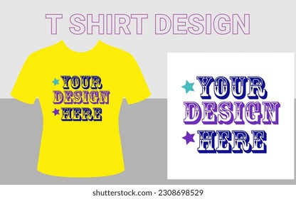 T Shirt Design template, TYPOGRAPHY T SHIRT DESIGN 