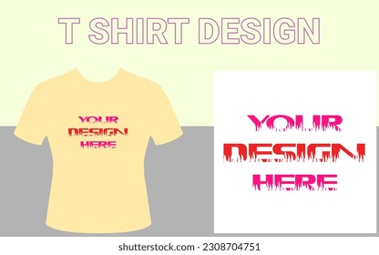 T Shirt Design template, TYPOGRAPHY T SHIRT DESIGN 