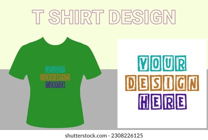 T Shirt  Design Template with vector file adobe illustrator 