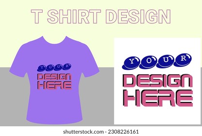T Shirt  Design Template with vector file adobe illustrator 