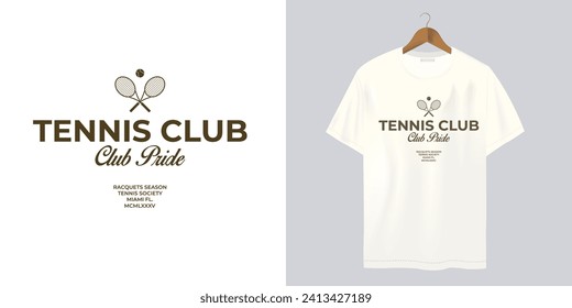 t shirt design, tennis logo