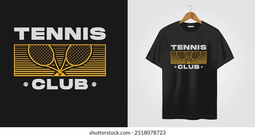 t shirt design, tennis logo