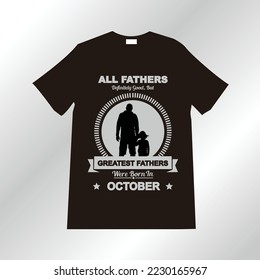 T SHIRT DESIGN WITH THEME FATHER AND GIRL