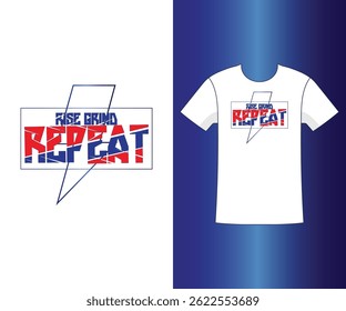T shirt design with typography