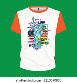 Diseño de camisetas y vector