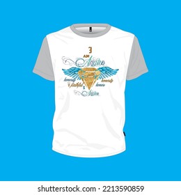 Diseño de camisetas y vector