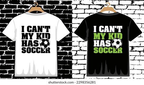  T shirt Design, vector Soccer T shirt  design, Football shirt, Soccer typography T shirt design