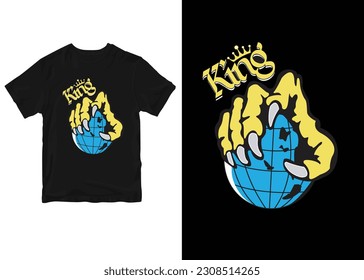 Plantilla vectorial de diseño de camisetas 