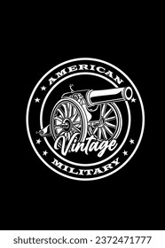 t shirt design vintage tank Military
