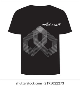 T shirt design-art fashion used vector file.