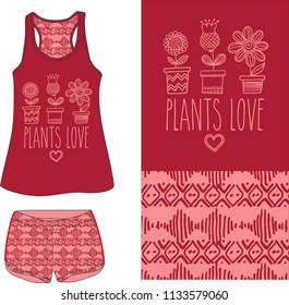 t shirt flower texture