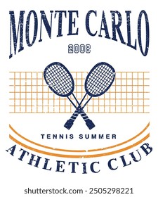 T shirt graphic athletic sport tennis club, tees illustration