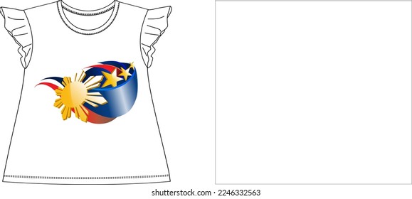 t shirt graphic design vector illustration 