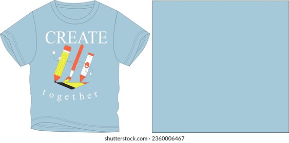 
t shirt graphic design vector illustration 