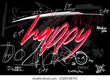 t shirt graphics print vector illustration design, typography street art graffiti slogan print with spray effect, text splash t shirt print patterns.
