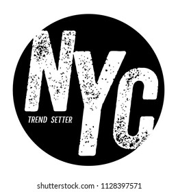 t shirt graphics, tee print design. 	
New york city slogan/ Vector art template