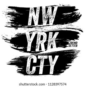 t shirt graphics, tee print design. 	
New york city slogan/ Vector art template