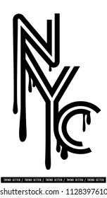 t shirt graphics, tee print design. 	
New york city slogan/ Vector art template